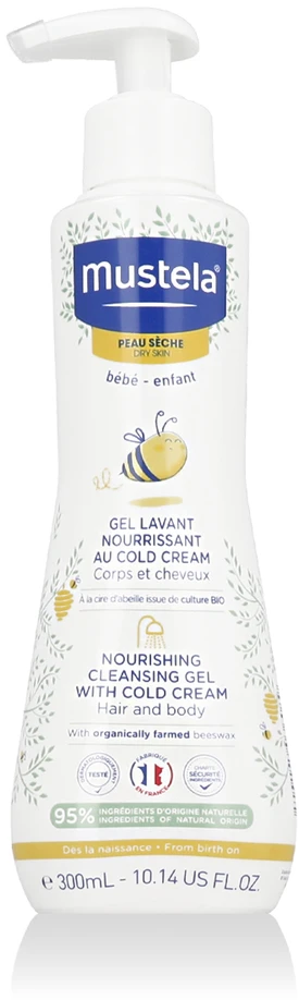 "Mustela" Maitinamasis prausimosi gelis 300ml