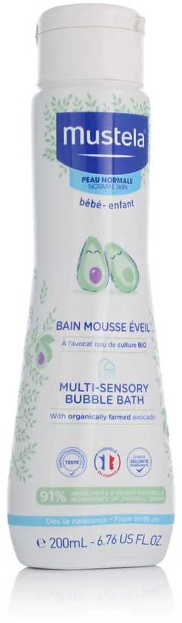 Mustela Multi-Sensory burbulinė vonia, 200 ml