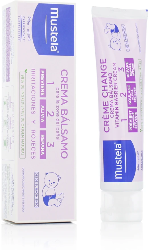 Mustela Bébé 1 2 3 vitaminų barjerinis kremas 100ml