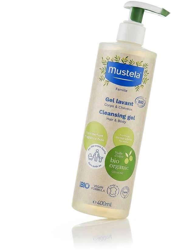 Mustela Bio Dušo želė, 400 ml