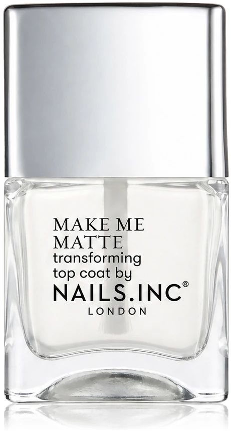 Nails.Inc „Better On Top Make Me Matte“ (transformuojantis viršutinis sluoksnis) 14 ml