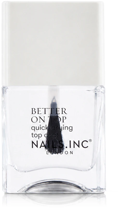Nails.Inc „Better On Top“ (greitai džiūstantis viršutinis sluoksnis) 14 ml