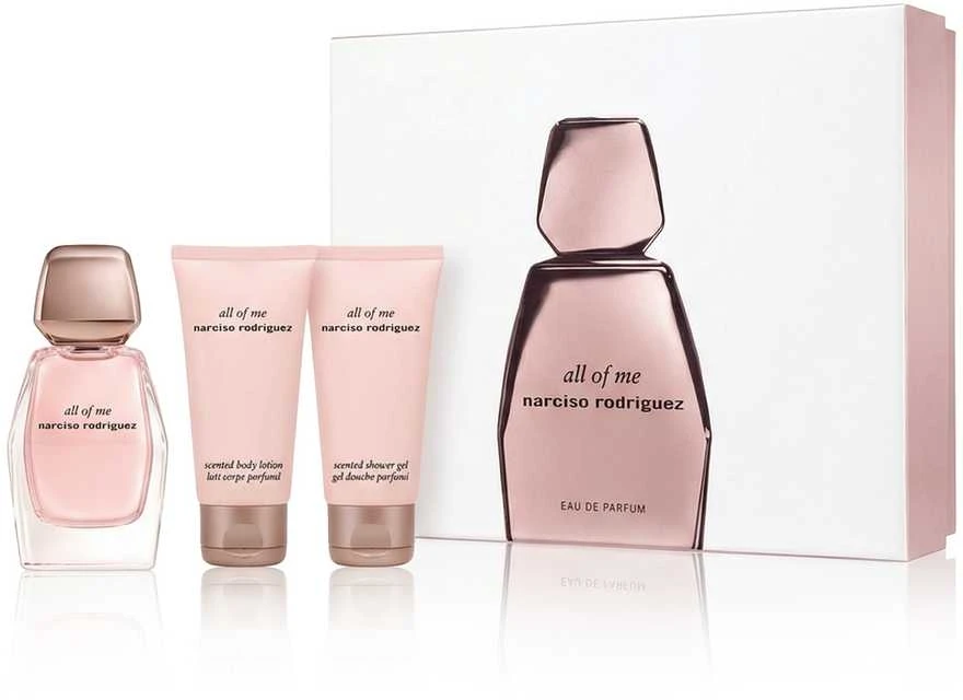 Narciso Rodriguez All Of Me EDP rinkinys moterims (EDP, 50 ml + kūno losjonas, 50 ml + dušo želė, 50 ml)