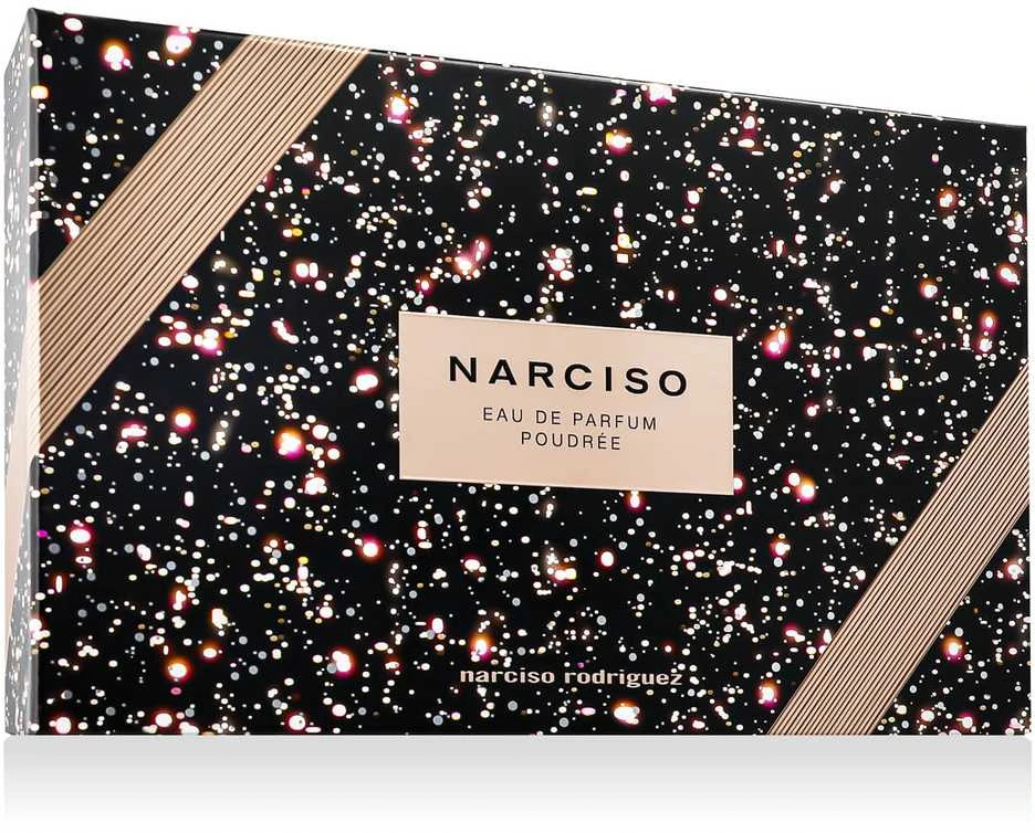 Set Narciso Rodriguez: Narciso Poudree Eau De Parfum For Women, 50 ml + Narciso Poudree Hydrating Losjonas kūnui, 50 ml + Narciso Poudree Cleansing Dušo želė All Over The Body For All Skin Types, 50 ml