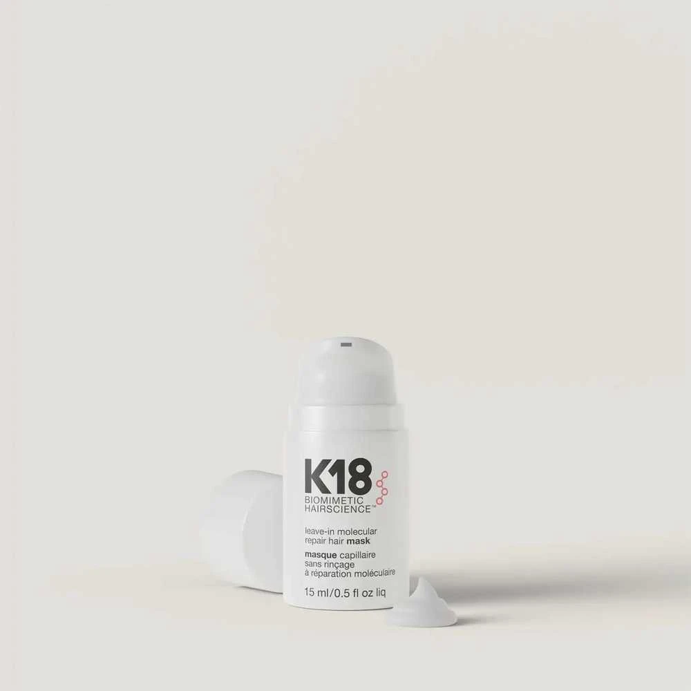 Nenuplaunama atkuriamoji plaukų kaukė K18 Leave-in Molecular Repair Hair Mask, 15 ml