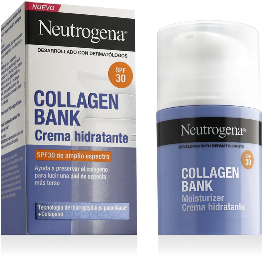 Neutrogena Collagen Bank Moisturizer Spf30, 50 ml