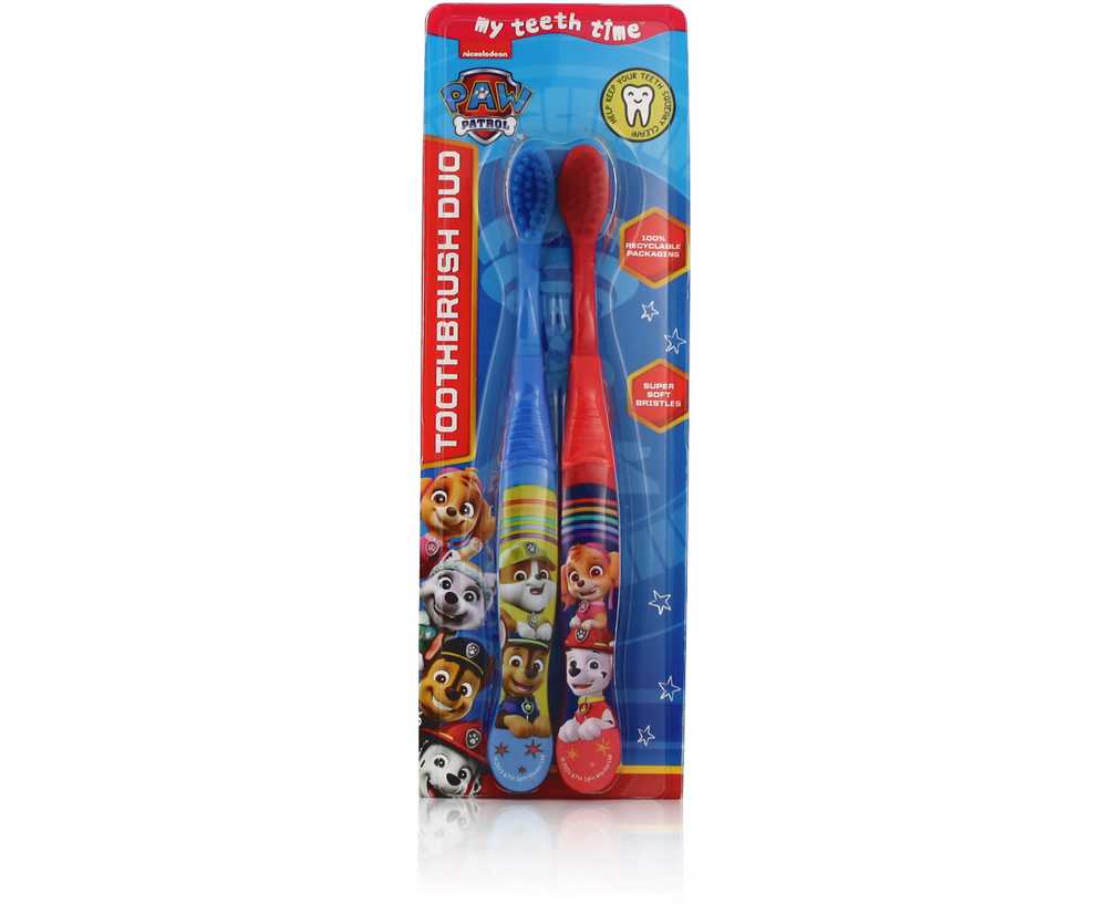 Nickelodeon Paw Patrol Dantų šepetėlis Duo Dantų šepetėlis