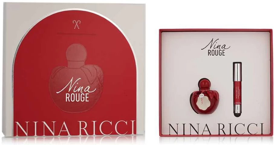 Nina Ricci Nina Rouge EDT tualetinis vanduo moterims, 50 ml + lipstick