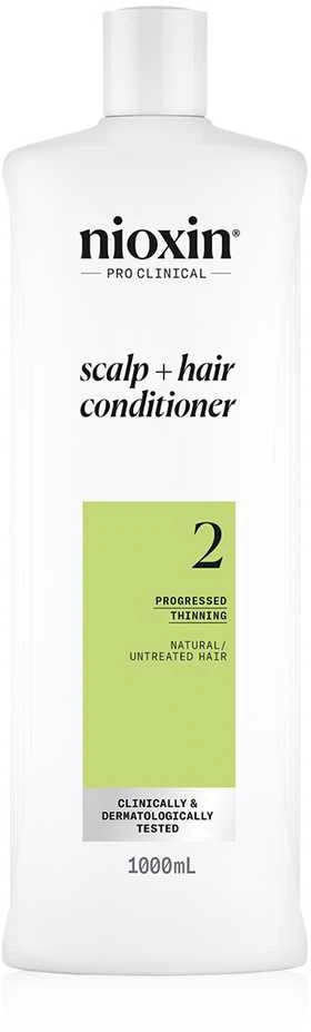 Nioxin Sistema 2 - Acondicionador - Cabello Natural Con Debilitamiento Avanzado, 1000 ml