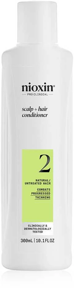 Nioxin Sistema 2 - Acondicionador - Cabello Natural Con Debilitamiento Avanzado, 300 ml
