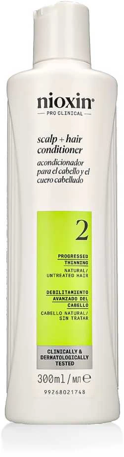 Nioxin Sistema 2 - Acondicionador - Cabello Natural Con Debilitamiento Avanzado, 300 ml