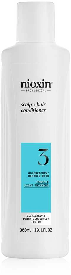 Nioxin Sistema 3 - Acondicionador - Cabello Teñido y Dañado Con Debilitamiento Leve, 300 ml