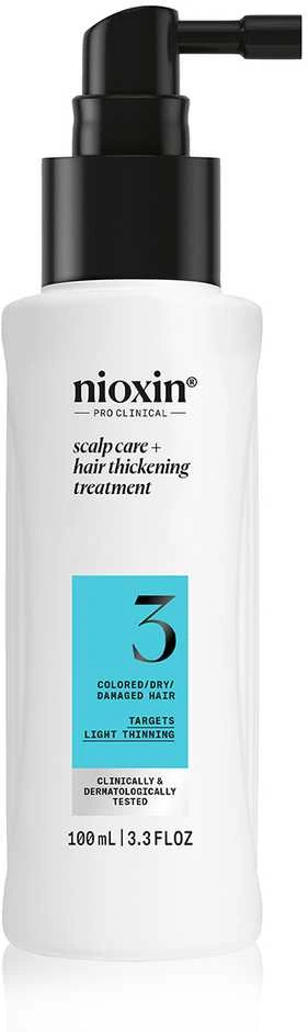 Nioxin Sistema 3 - Sérum Densificador - Cabello Teñido y Dañado Con Debilitamiento Leve, 100 ml