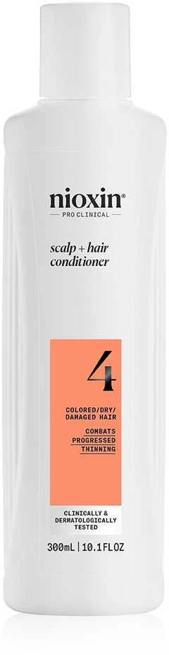 Nioxin Sistema 4 - Acondicionador - Cabello Teñido y Dañado Con Debilitamiento Avanzado, 300 ml