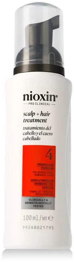 Nioxin Sistema 4 - Sérum Densificador - Cabello Teñido y Dañado Con Debilitamiento Avanzado, 100 ml