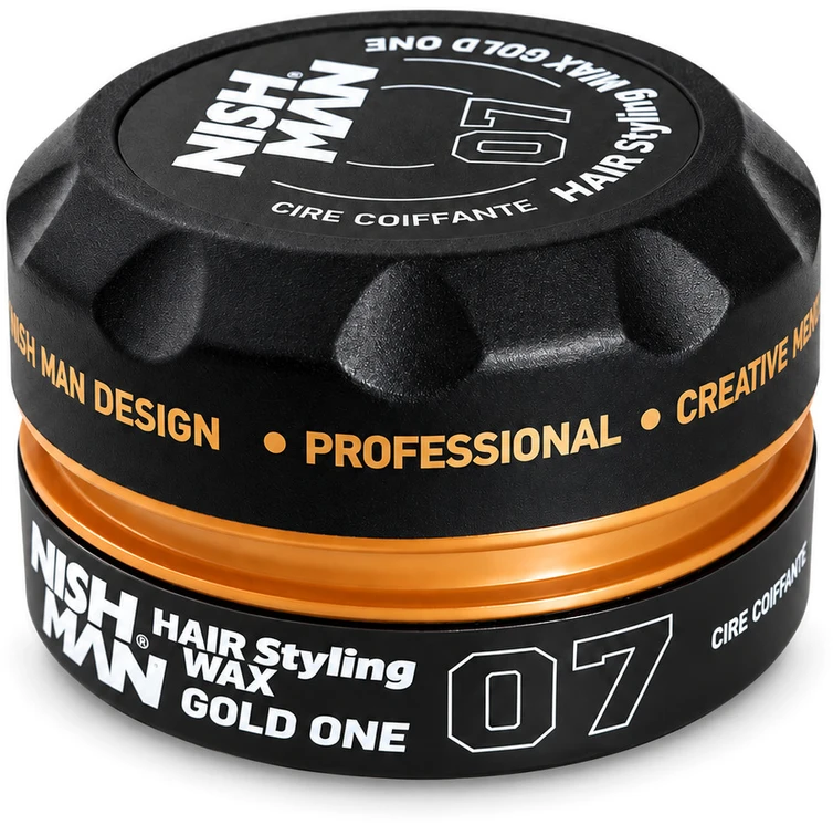 NISHMAN Hair Styling Wax Gold One plaukų formavimo vaškas, 150 ml