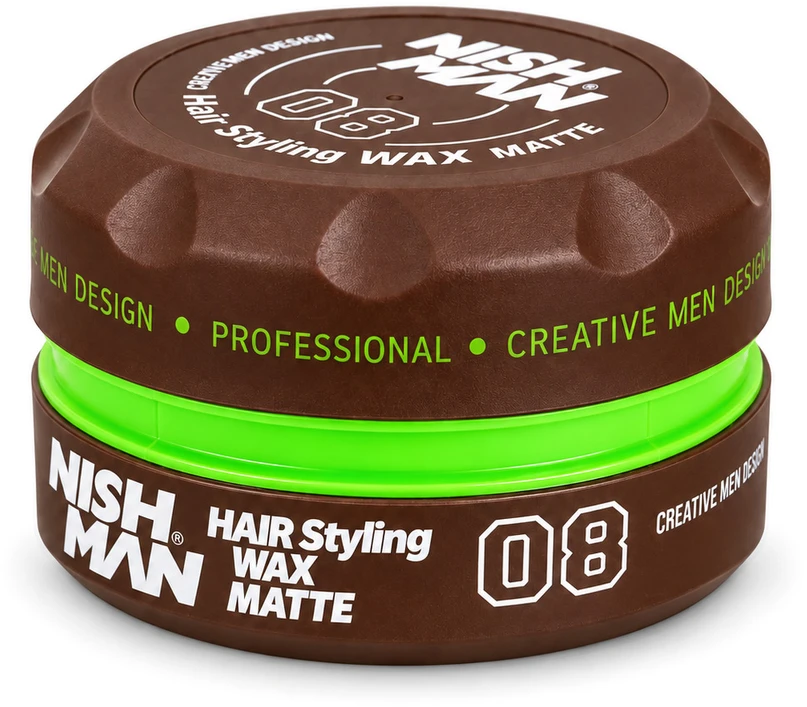 NISHMAN Hair Styling Wax Matte plaukų formavimo vaškas, 150 ml