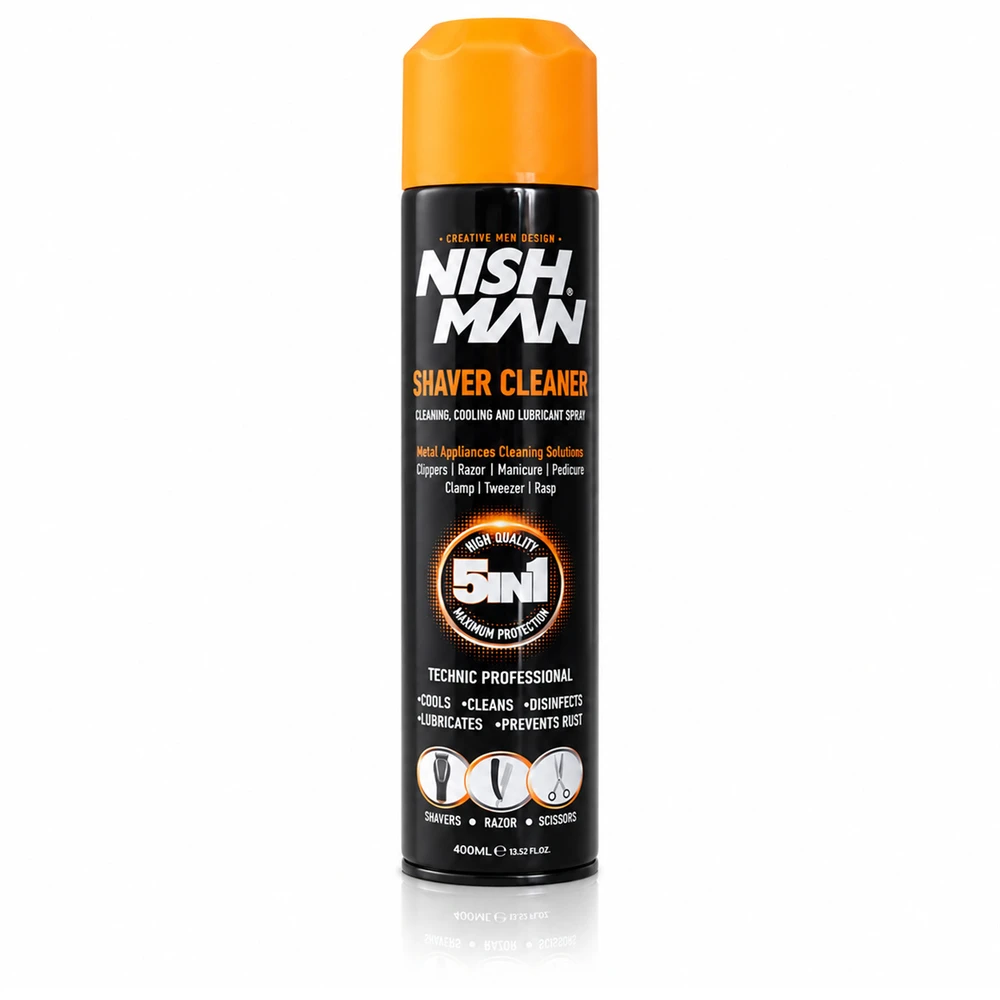 Nish Man NISHMAN skutimosi aparato valymo priemonė 5in1, 400 ml