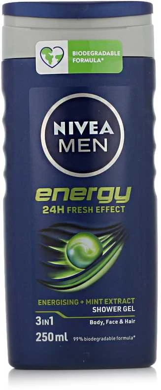 Nivea Men Energy Dušo želė vyrams, 250 ml