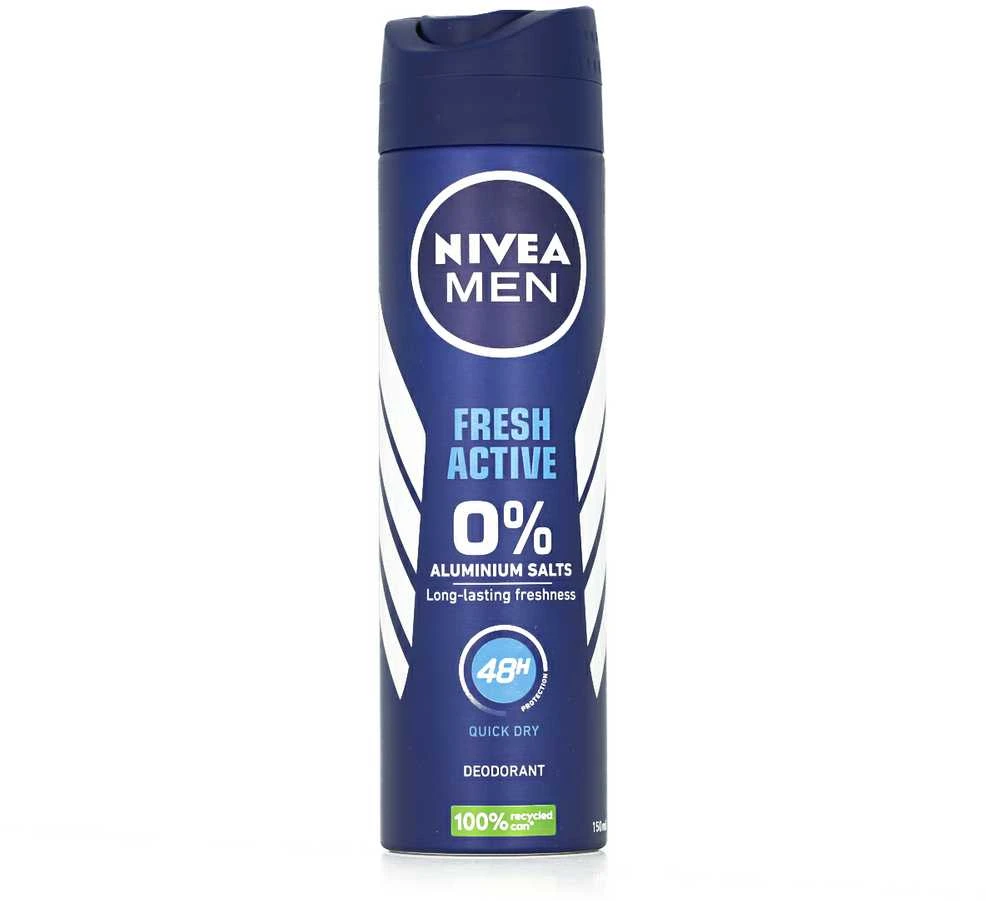 Nivea Men Fresh Active 48h Dezodorantas vyrams, 150 ml