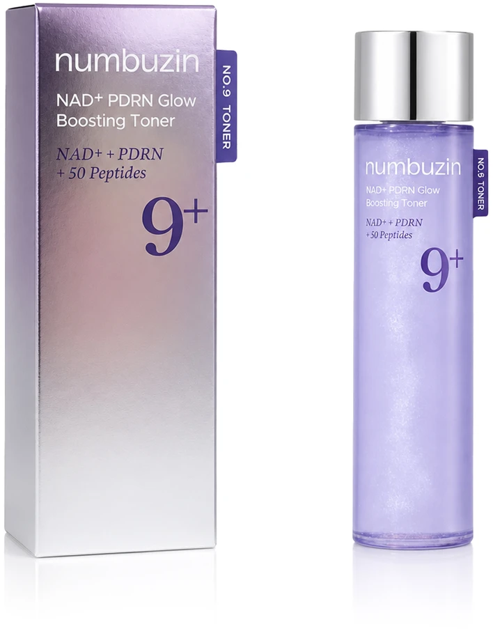 Numbuzin No.9 NAD + PDRN švytėjimą suteikiantis tonikas, 150 ml