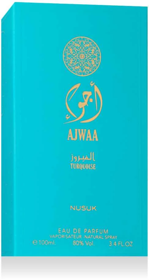 Nusuk Ajwaa Turquoise EDP parfumuotas vanduo moterims, 100 ml