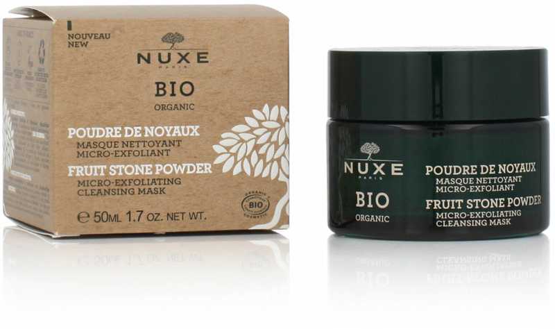 Nuxe NUXE BIO* Mikrošveičiamoji valomoji kaukė - milteliai su vaisių kauliukais 50ml