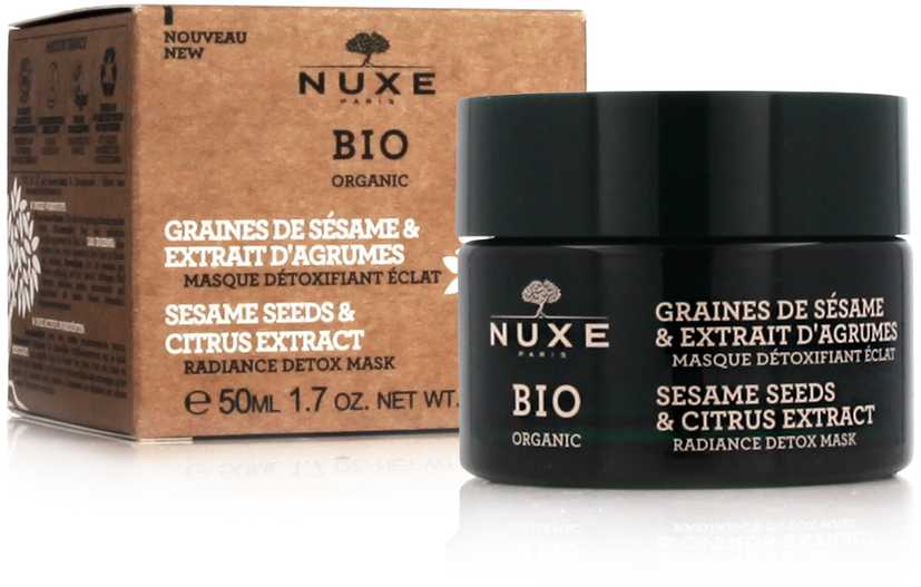 NUXE Bio Organic sezamų sėklų ir citrusinių vaisių ekstrakto veido kaukė