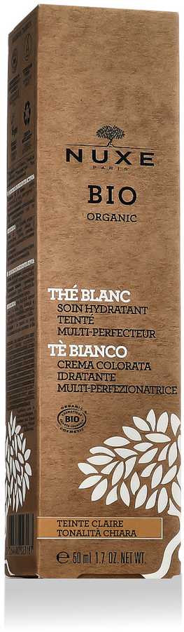 NUXE Bio Organic Baltas Tea Tinted Kreminis Day Kreminis