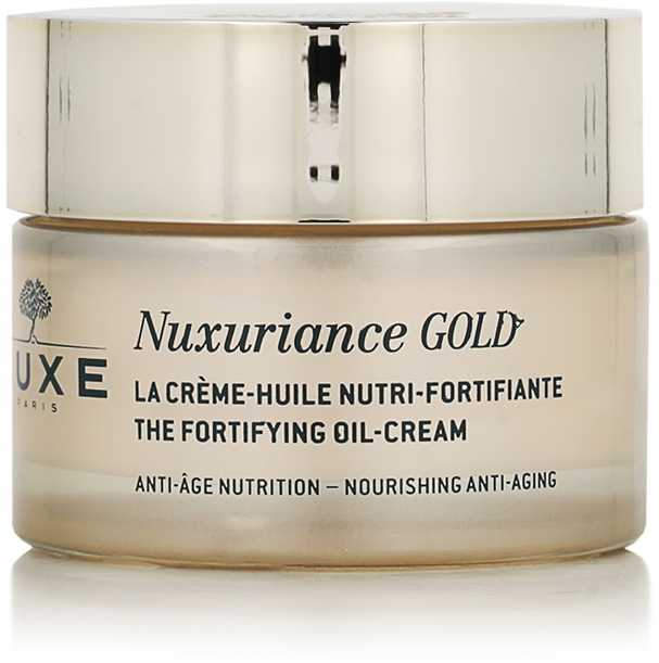Nuxe Maitinamasis-stiprinamasis maksimaliai nuo senėjimo saugantis aliejinis kremas „Nuxuriance® Gold Nutri-fortifying oil cream ultimate anti-aging“, 50 ml