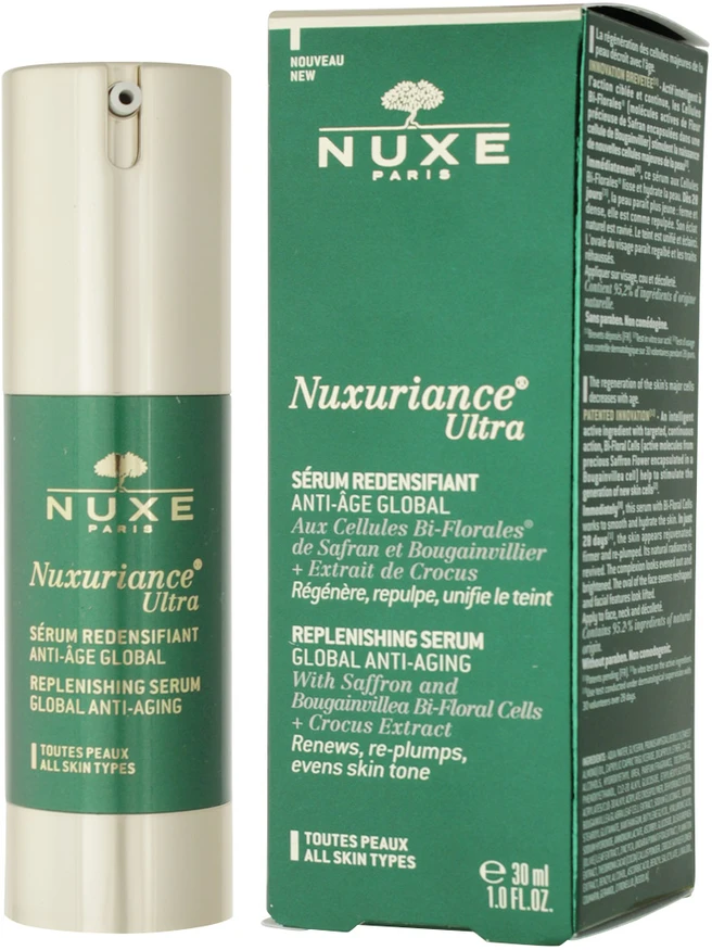 NUXE Atkuriamasis, visapusiškai nuo senėjimo saugantis serumas „Nuxuriance® Ultra Jauninamasis serum global anti-aging“, 30 ml