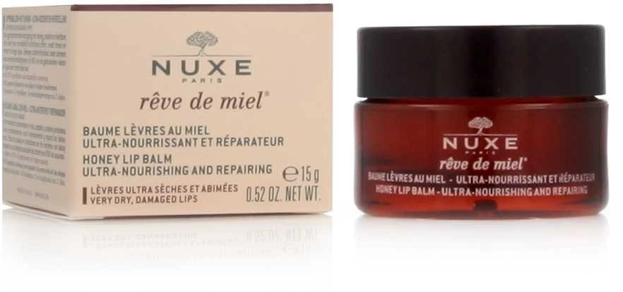 NUXE Reve de Miel Honey Lūpų balzamas moterims, 15 g