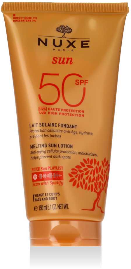 NUXE Sun High Protection Melting Lotion Sun Losjonas kūnui moterims, 150 ml