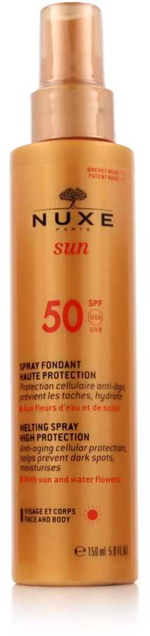 "Nuxe Sun" aukštos apsaugos purškiklis su SPF 50 150ml