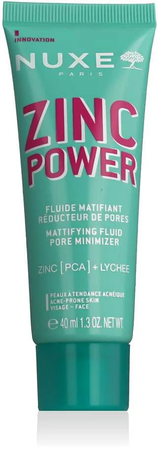 „Nuxe Zinc Power“ matinį atspalvį suteikiantis skystis, 40 ml