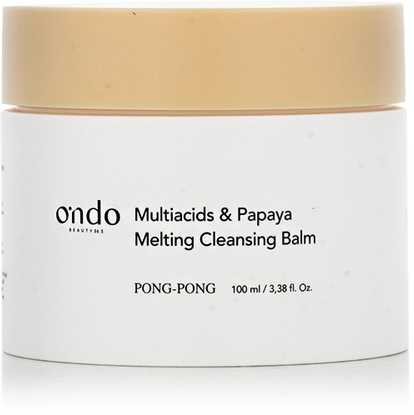 Ondo Beauty 36.5 PONG-PONG Multiacids & Papaya Melting Cleansing Balm Cleansing Kreminis valomasis balzamas veidui, 100 ml