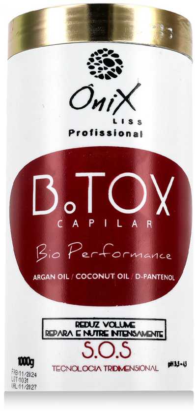 Onix Liss Profissional Botox Capilar Bio Performance 1000 g