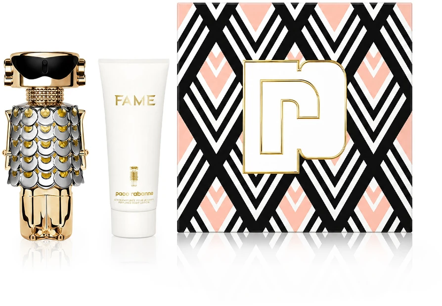 Paco Rabanne Fame kvepalų purškiamasis vanduo 80 ml, 2 dalių rinkinys moterims