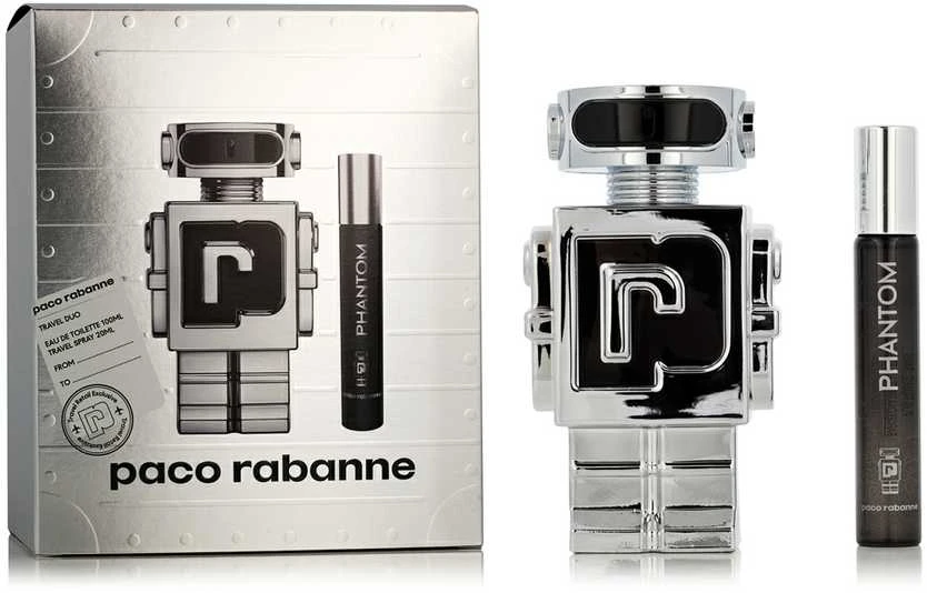 Paco Rabanne Phantom rinkinys vyrams (kvepalai EDT, 50 ml + dušo želė 100 ml