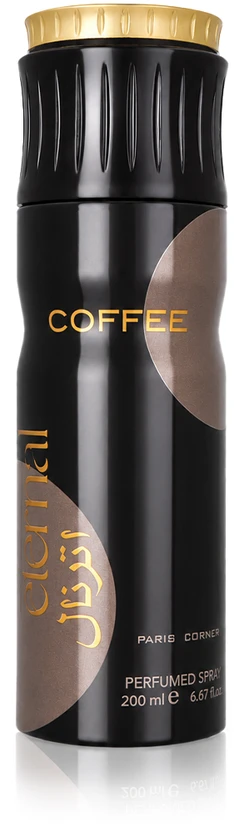 Paris Corner Eternal Coffee Dezodorantas Purškiklis Unisex, 200 ml