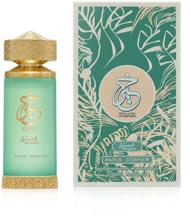 Paris Corner Khair pistacijų kvepalų aliejus moterims, 25 ml