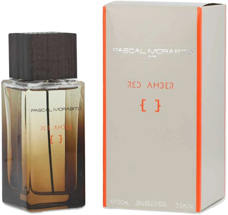 Pascal Morabito Raudona Amber EDT tualetinis vanduo vyrams, 100 ml