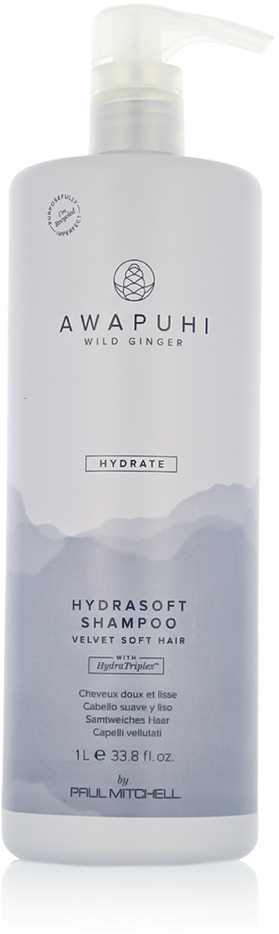 Paul Mitchell Awapuhi Hydrasoft šampūnas su laukiniu imbieriniu aliejumi, 1000 ml