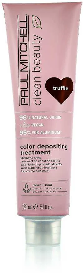 Dažanti plaukų kaukė Paul Mitchell Clean Beauty Color Depositing Treatment 150ml - Truffle