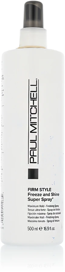 Paul Mitchell Firm Style Freeze and Shine Super Purškiklis For Hair Shine, 500 ml