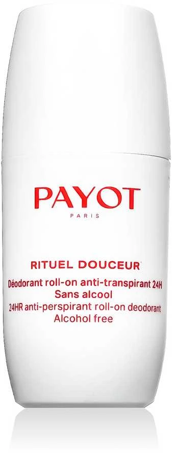 Payot Rituel Douceur Déodorant Roll-on Fraîcheur rutulinis antiperspirantas be alkoholio, 75 ml