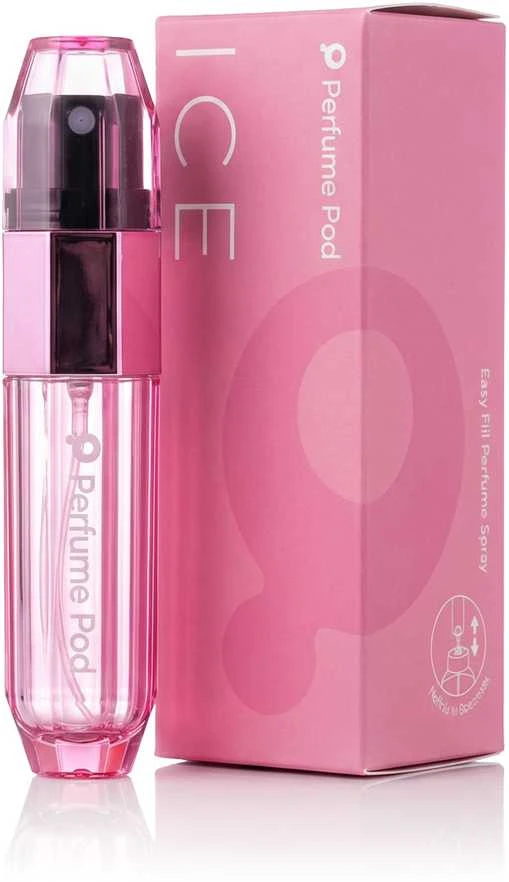 Travalo Perfume Pod Ice daugkartinis kvepalų purškiklis 5 ml Rožinis