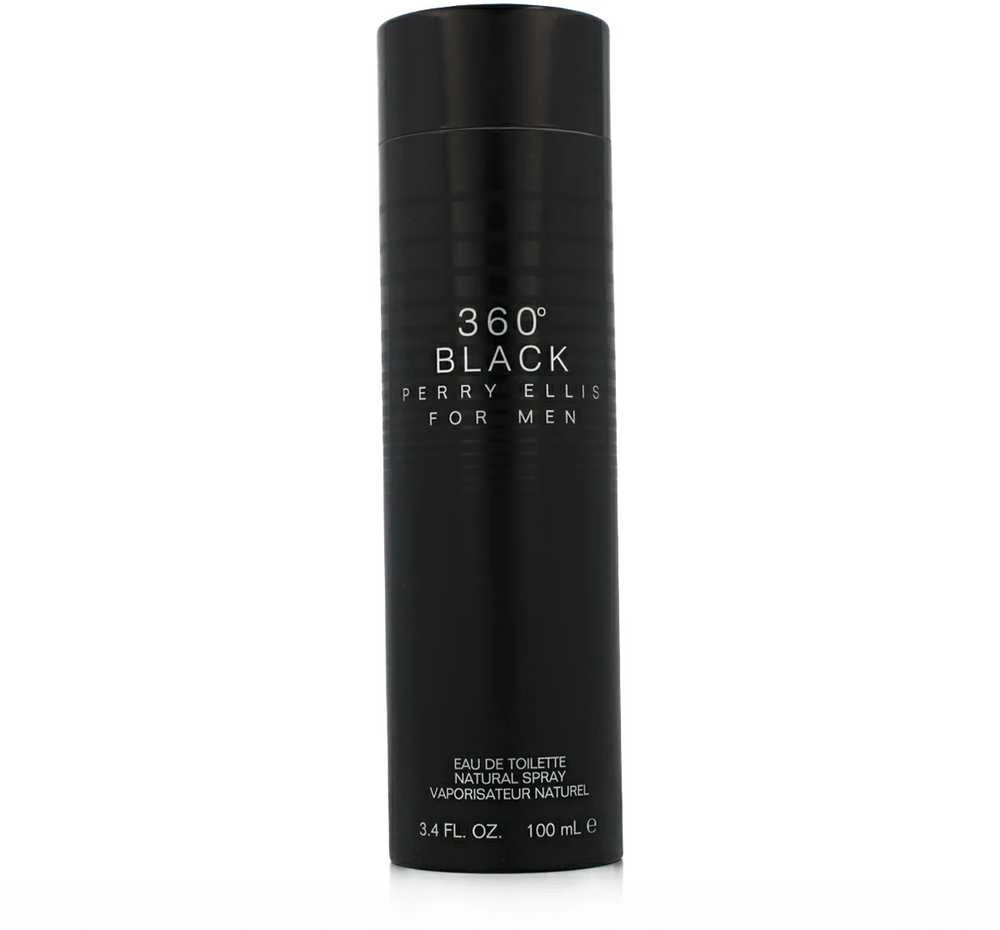 Perry Ellis 360 Juodas EDT tualetinis vanduo vyrams, 100 ml