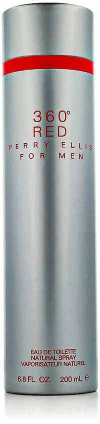 Perry Ellis 360 Raudona EDT tualetinis vanduo vyrams, 200 ml