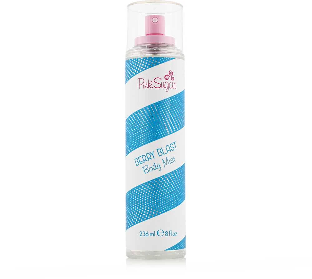 Rožinė Sugar Aquolina Rožinė Sugar Berry Blast Body Purškiklis moterims, 236 ml